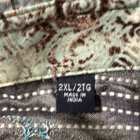 Robert Graham Cotton Diamond Pattern Blue/Gray Button Up Dress Shirt - SZ 2XL - Picture 3 of 4